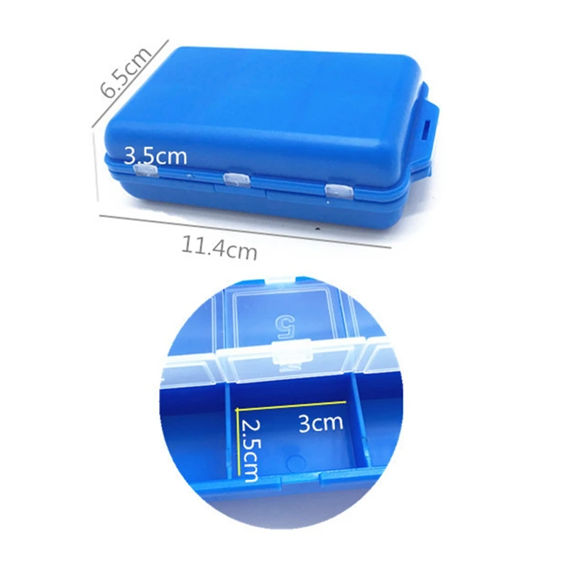 Ежедневный 6 раз таблеток коробка для Чехол Органайзер светодиодный таймер