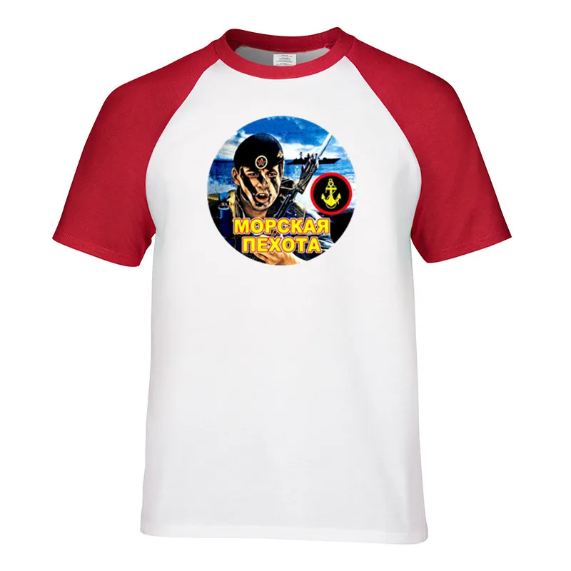 Мужская одежда 2019 морской корпус России где мы являемся победой модная футболка