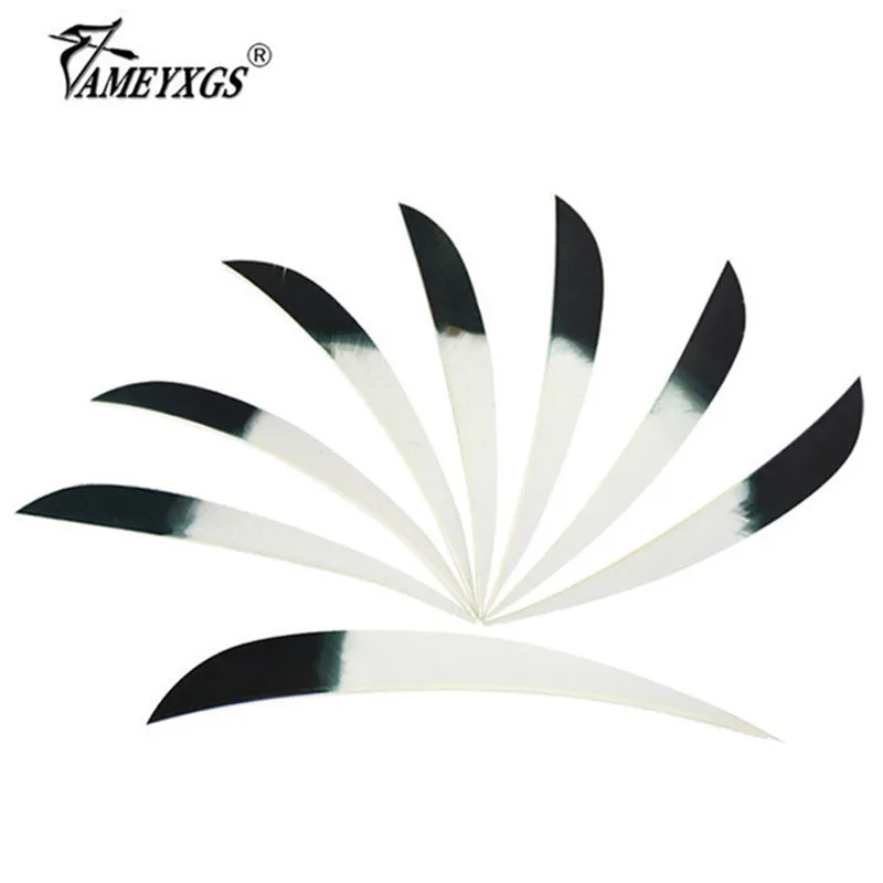 50/100 шт. Стрельба из лука 5 дюймов натуральные перья стрелки правое крыло турецкое