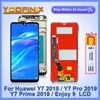 ЖК-дисплей 6,26 дюйма для Huawei Y7 2019, ЖК-дисплей Enjoy 9, сенсорный экран, запасные части для Huawei Y7 Pro 2019, ЖК-дисплей Y7 Prime 2019, дисплей