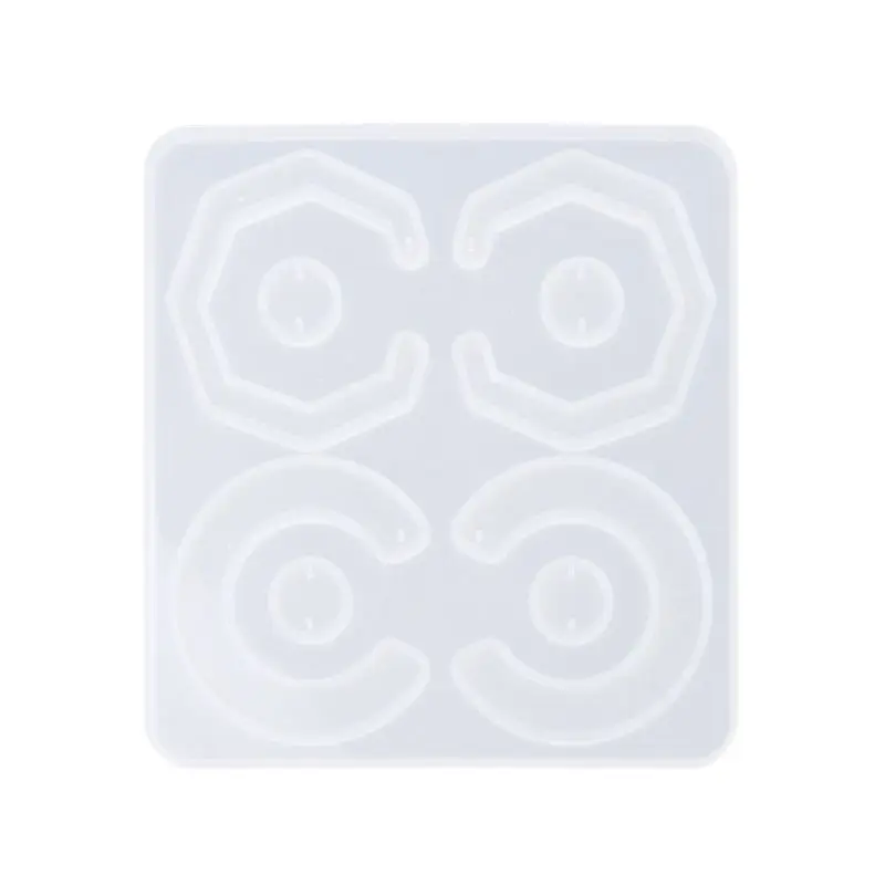 

Crystal Resin Mold Geometric Irregular Earring Necklace Pendant Mould DIY Craft X7YC