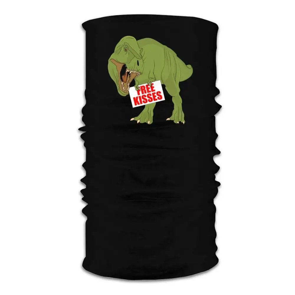 Свободная маска динозавра для лица с принтом животных 3D бесшовная бандана