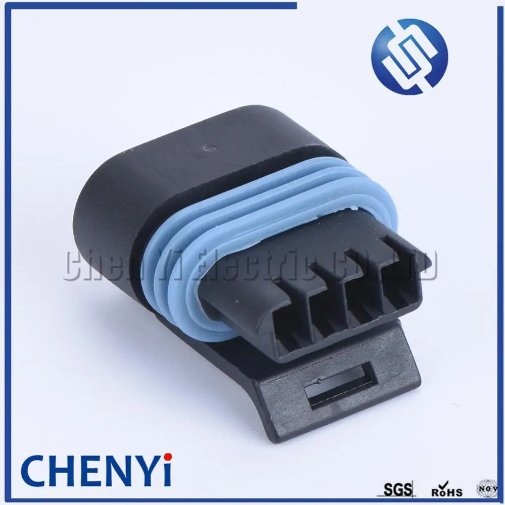 2 sets pcs 4 pin way Delphi female car intake pressure sensor connector plug 1.2L D4F auto Oxygen Sensor O2 connectors 12162190 |