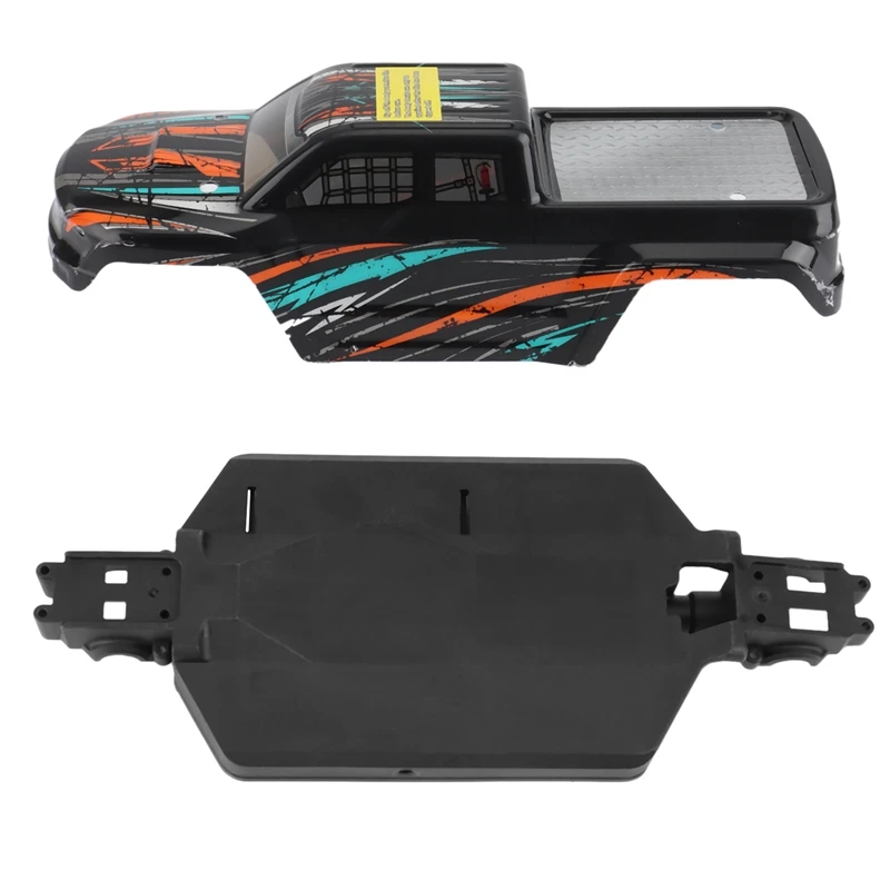 

2 Pcs RC Car Parts: 1 Pcs RC Car Chassis M16001 & 1 Pcs RC Car Body Shell