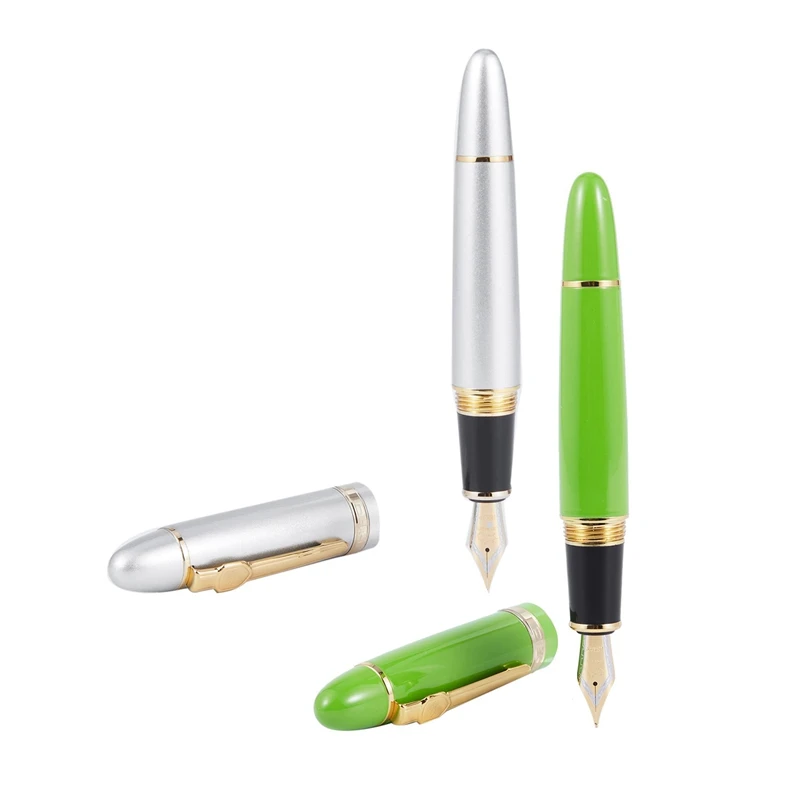 2x JINHAO 159 18KGP 0 7 мм среднее перо с широким основанием авторучка Бесплатная офисная