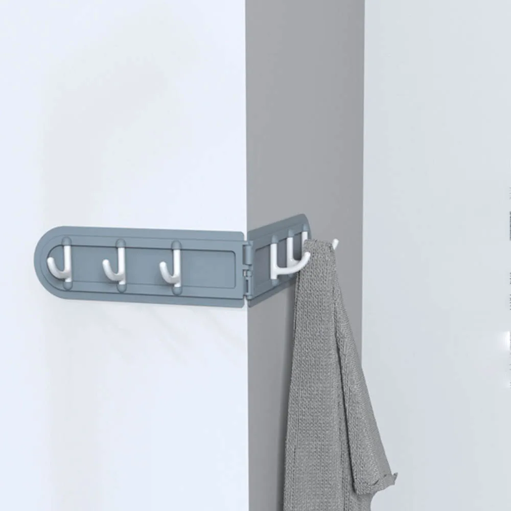 2 шт. креативный угловой крючок Бесплатная Пробивка экономит пространство