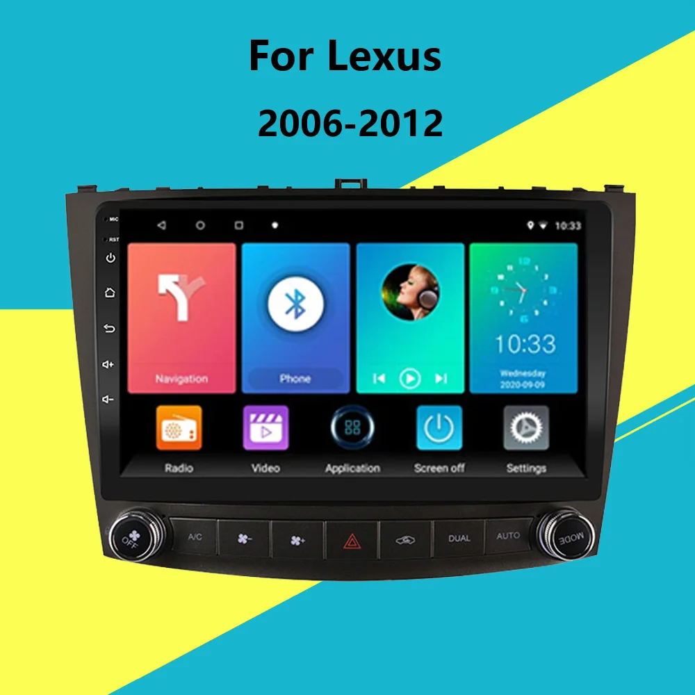 

10.1" Android 8.1 2 Din Car Multimedia Stereo Player For Lexus IS250 IS200 IS220 IS300 2006-2012 Navigation GPS Autoradio