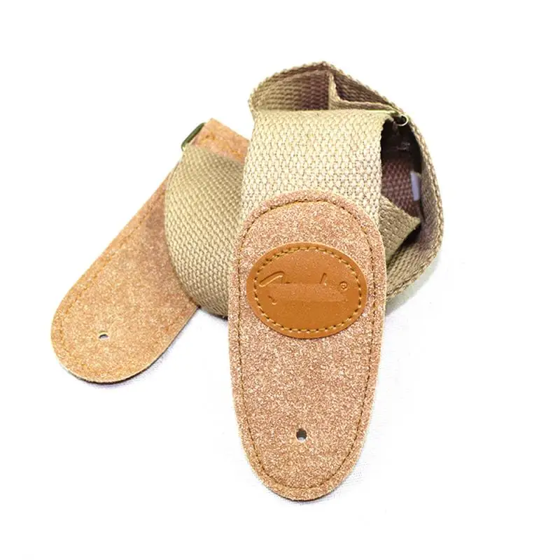 einstellbare gitarre schulter gurt gürtel woven baumwolle gitarre gurt mit leder enden für elektrische gitarre elektrische bass rhythmus gui