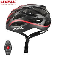 livall bh62 bike helmet men women with auto sensor led sides built in bluetooth mic speakers mtb helmet by livall app