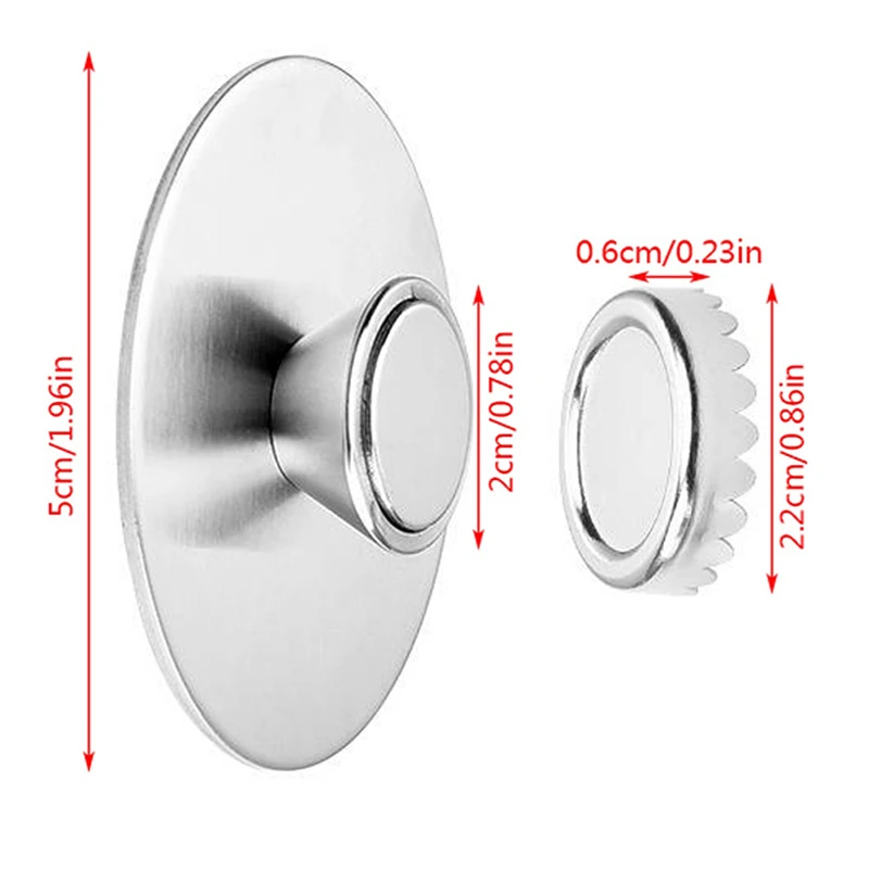

1PC Magnetic Soap Holder Elegent Tool Free Rustproof Sponge Holder Dish Home