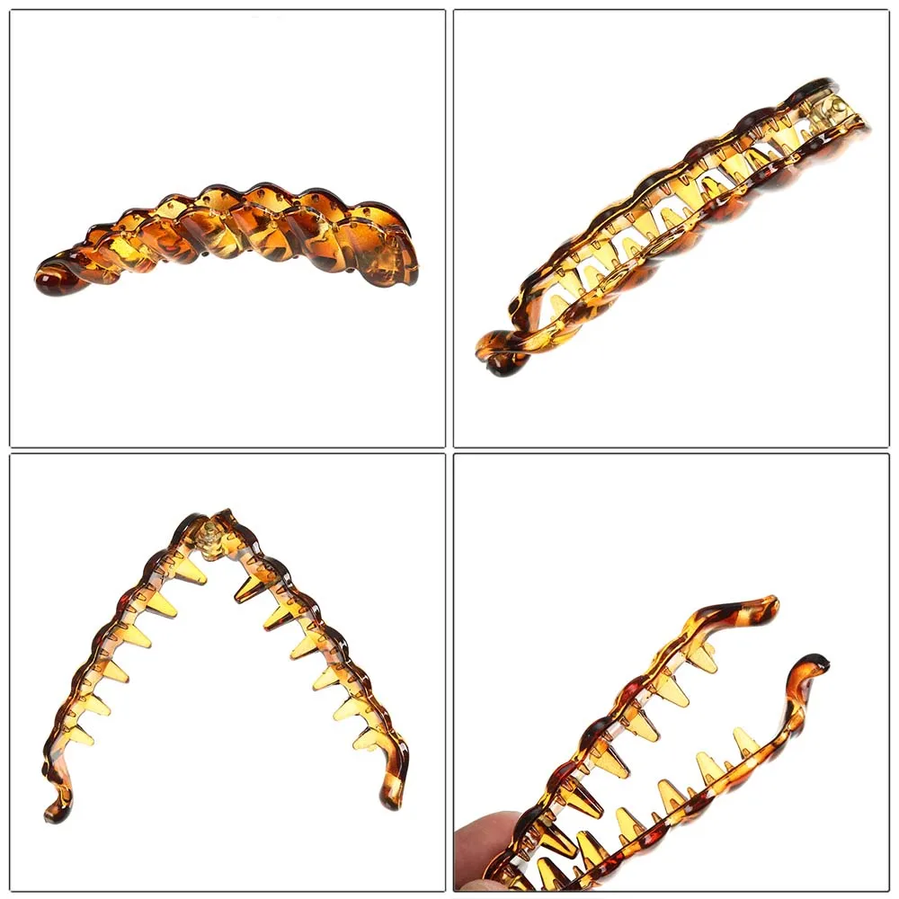 Женские заколки-когти Haimeikang милые заколки в форме банана модные аксессуары для