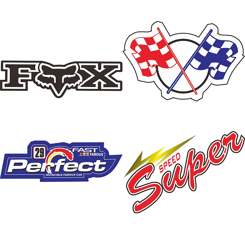 

Three Ratels CC12 Personality Car Stickers Waterproof racing car Accessories Car Bumper Decal