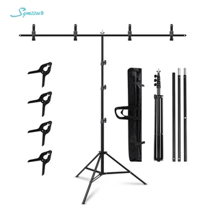 1 522 6m2m t shape backdrop stand with green screen photo background support for birthday portrait photo studio photography free global shipping