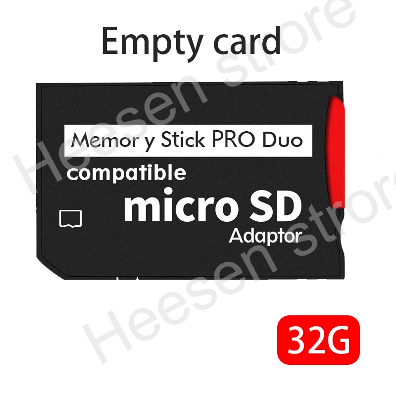 For psp Game16GB 32GB 64GB 128GB HG PSP 1000/2000/3000 Memory Stick MS Pro Duo Full Real Capacity HX Game card Pre-installe | Электроника