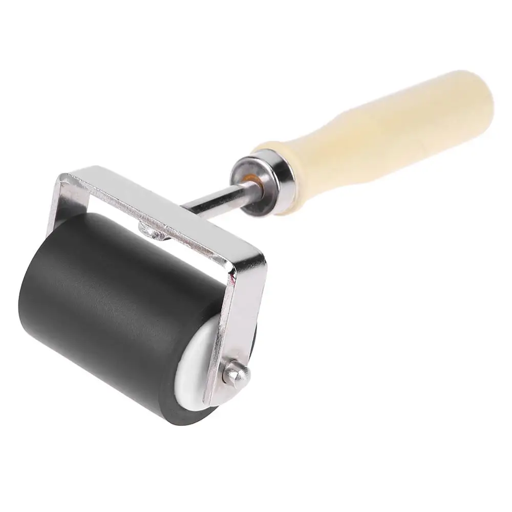 Резиновая Скалка ролик для штамповки полимерной глины тяжелый резиновый печати