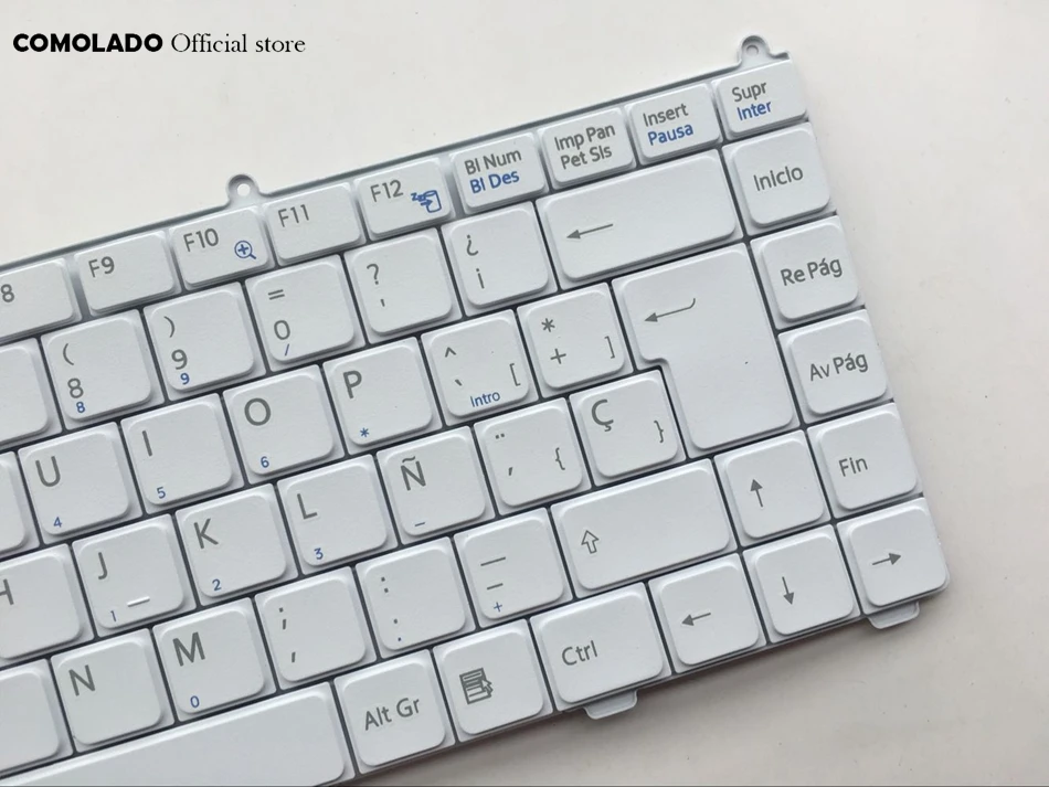 SP испанская клавиатура для SONY Vaio серия VGNFE ноутбука белая с раскладкой серии