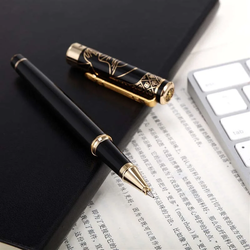 Роскошная ручка ПИКАССО 902 металлическая роликовая шариковая офисная