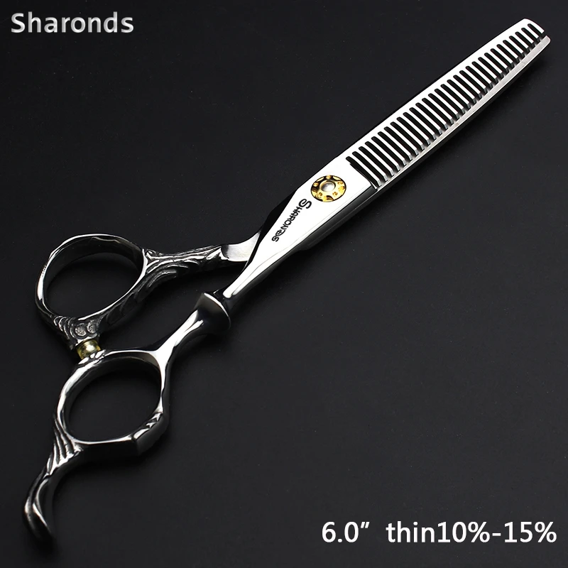 

Sharonds 6 inch professional hairdressing scissors high-quality hairdresser special thinning set