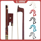 LOMMI 44 полный размер пернамбуко бант для скрипки змеевуд лягушка пластиковый лук для скрипки коллиматор тренировочный Выпрямитель Корректор осанки