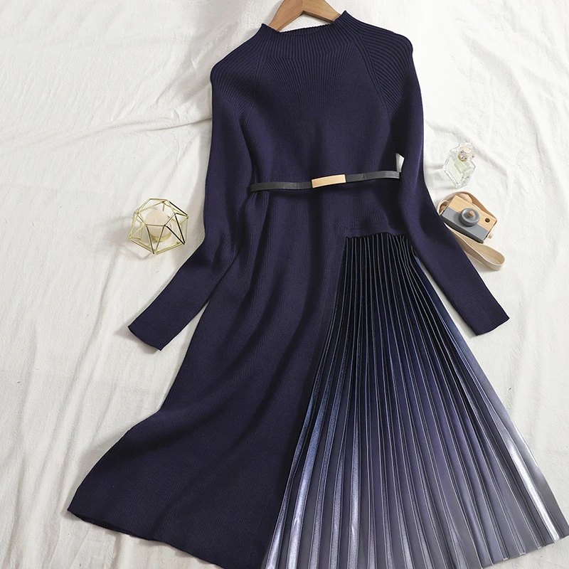 

Новинка 2021, модная женская одежда, платья макси для женщин, женское платье с воротником-стойкой