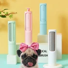 2-1 многоразовая щетка для удаления шерсти домашних животных, щетка для удаления ворса, самоочищающаяся щетка для удаления шерсти от шерсти кошек и собак, для одежды, Прямая поставка