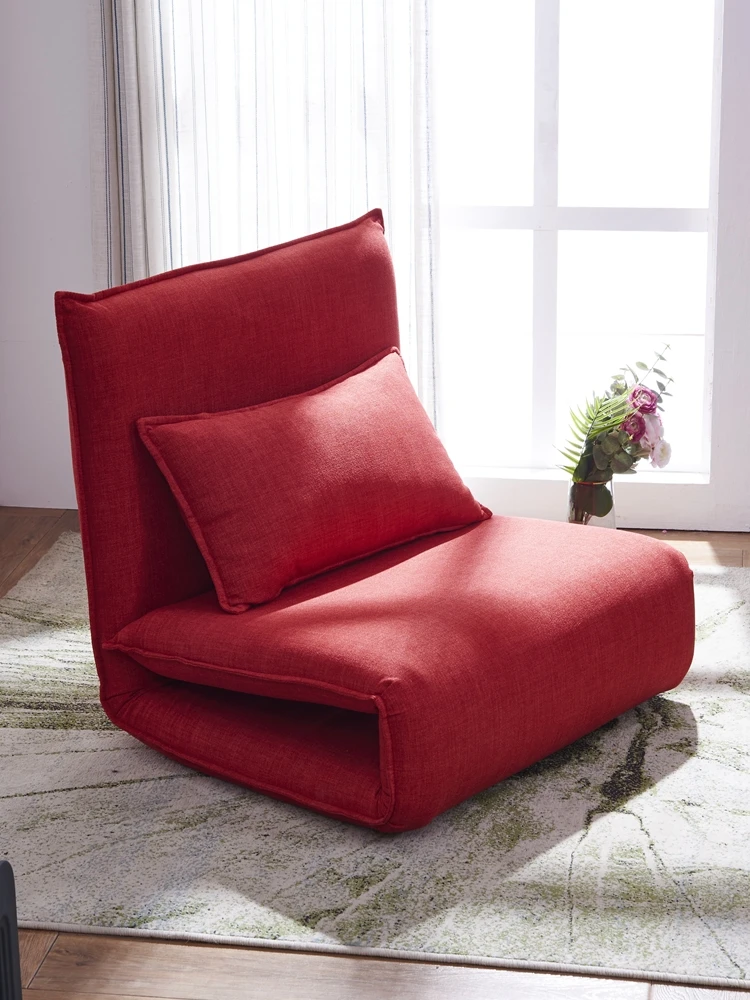 

Lazy sofa bed living room multifunctional dual-use simple dormitory folding bed Nordic single folding fabric sofa chair