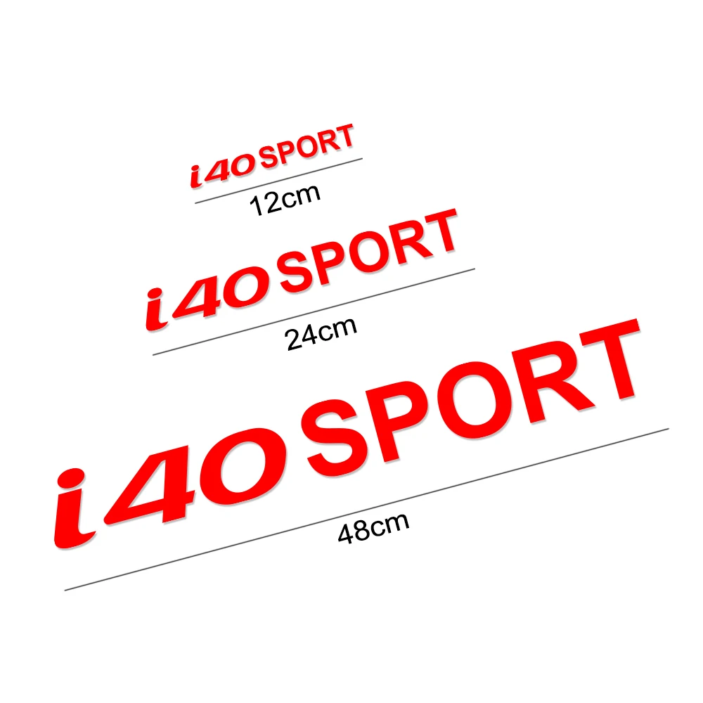 

4PCS Car Whole Body Reflective Trim Decals Sport Auto Stickers For Hyundai i40 Auto Vinyl Brand Letters Body Decor Accessories