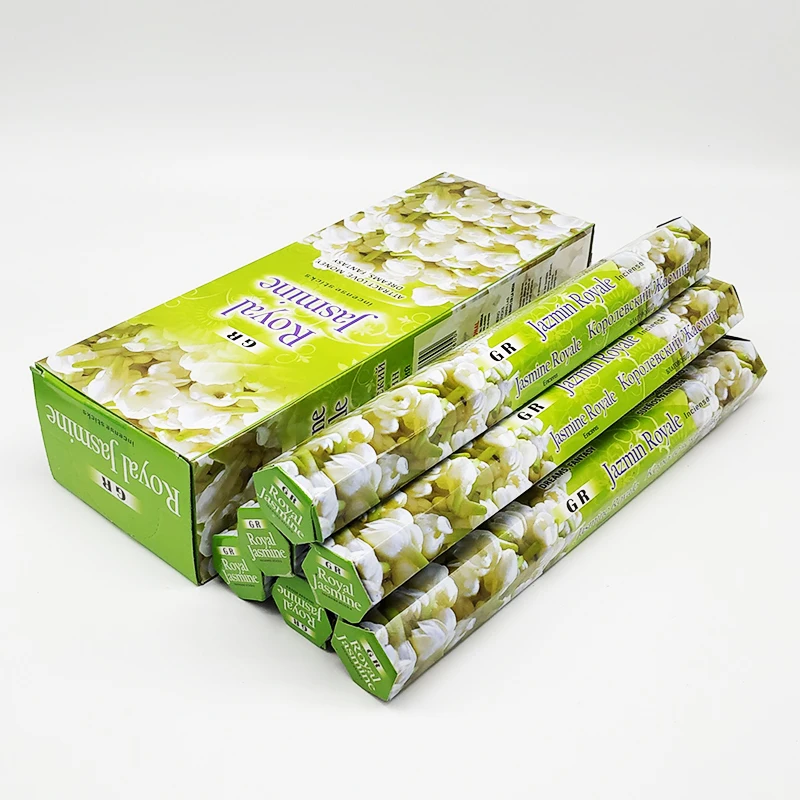 F Индия натуральные ароматические палочки Королевский Жасмин ручной работы Sitck