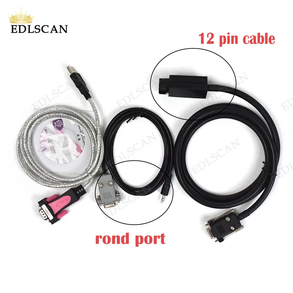 

Truck Diagnostic for MITSUBISHI forklift Diagnostic Cable 16A68-00500 + rond cable lift Forklift Diagnostic tool Connector Cable