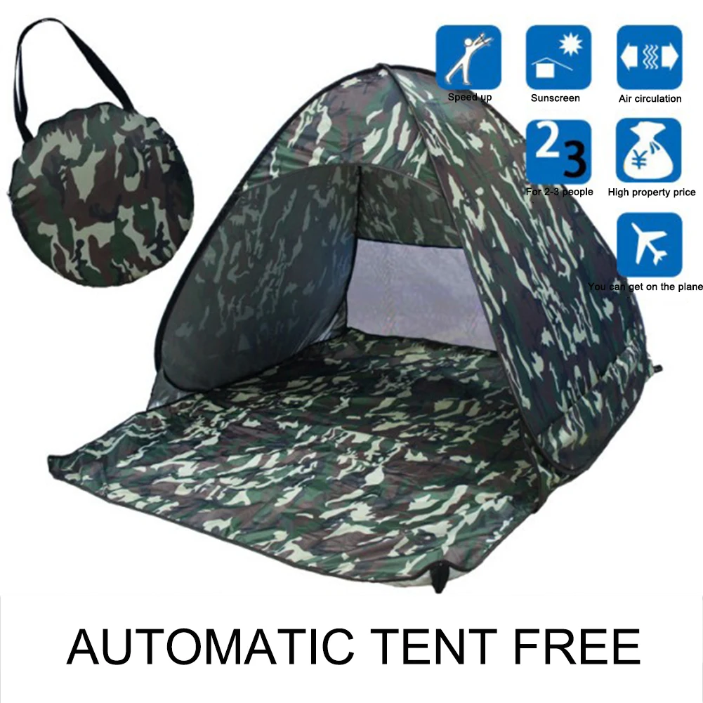 

Automatic Pop Up Beach Tent Folding Outdoor Camping Fishing Sun Shelter