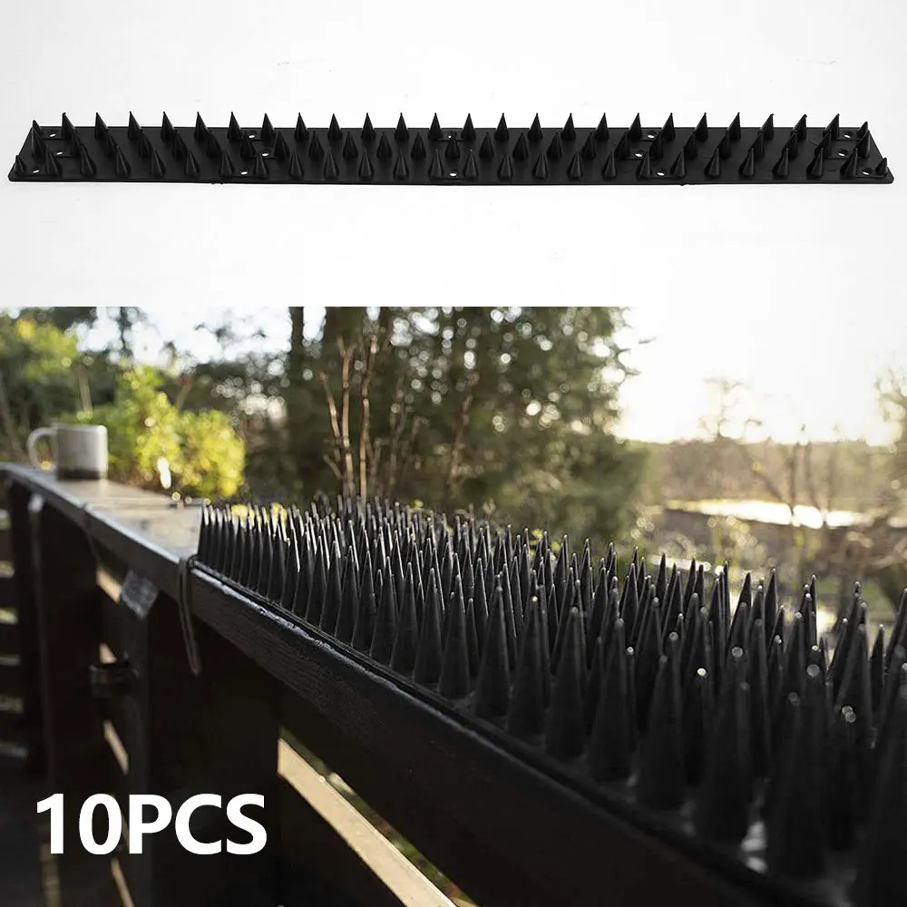 

Anti Bird Fence Wall Spikes Repellent Garden Security Anti Climb Pest Control Plastic Animal Repellent Spikes Bird Deterrents