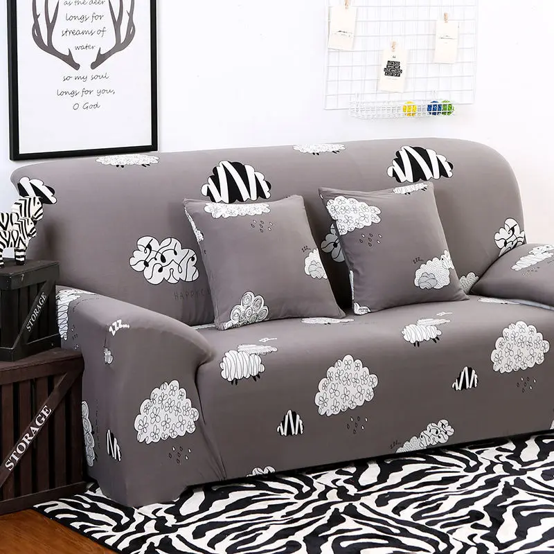 

Home Decoration Living Room Sofa Cover Soft Elastic Washable All-Inclusive Sofa Cover 1/2/3/4 Seat Cover Sofa Cover