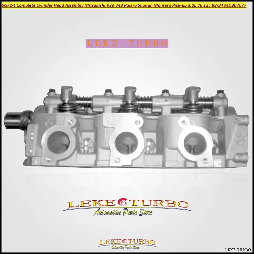 6G72 головки цилиндров в полной сборке сборе для Mitsubishi V33 V43 Pajero Shogun Montero Pick up 3.0L V6 12v