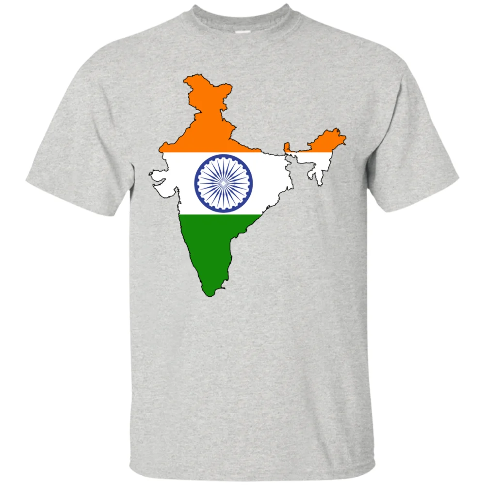 

India Flag and Country Outline - National Pride TShirt Punjab Mumbai Pune
