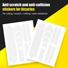 Прозрачная 3D Защитная пленка для рамы дорожного велосипеда, наклейка на велосипед, наклейка, защита от царапин, устойчивая наклейка, чехол для рамы s