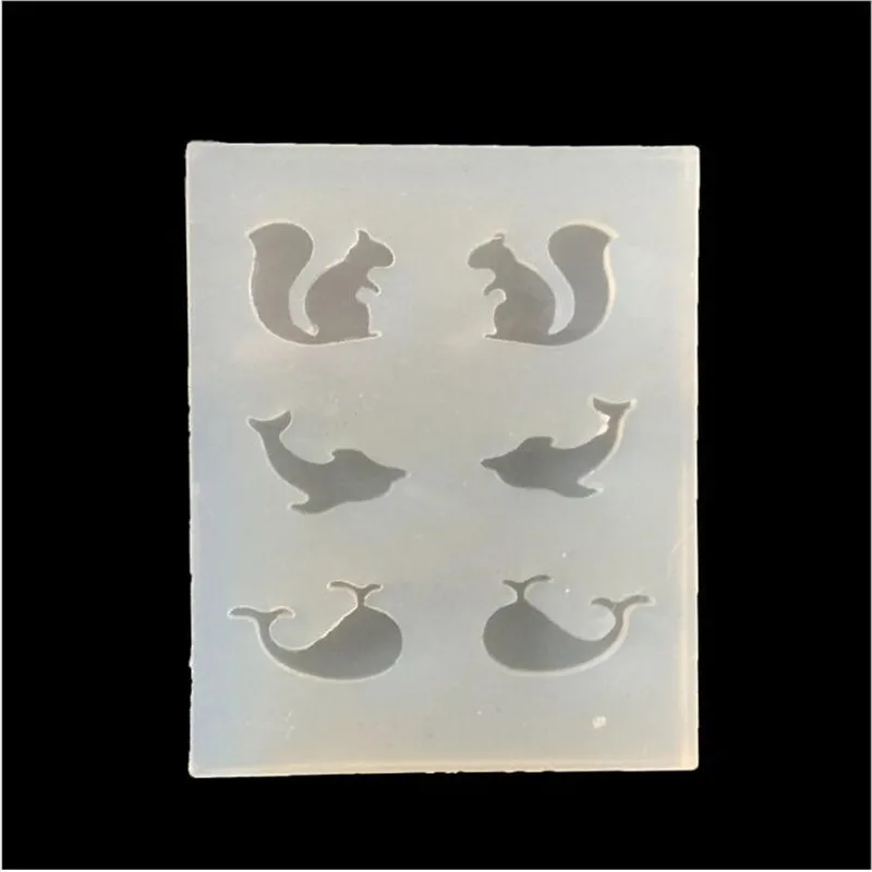 1 шт. новая зеркальная Мини Милая фигура Высокая Прозрачная силиконовая форма