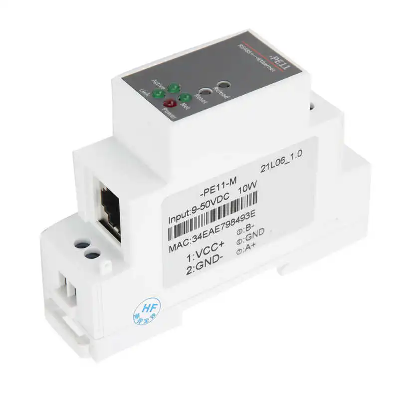 RS485 to WIFI Serial Server Rail Mounting Ethernet Network Module 9-50VDC 10W | Обустройство дома
