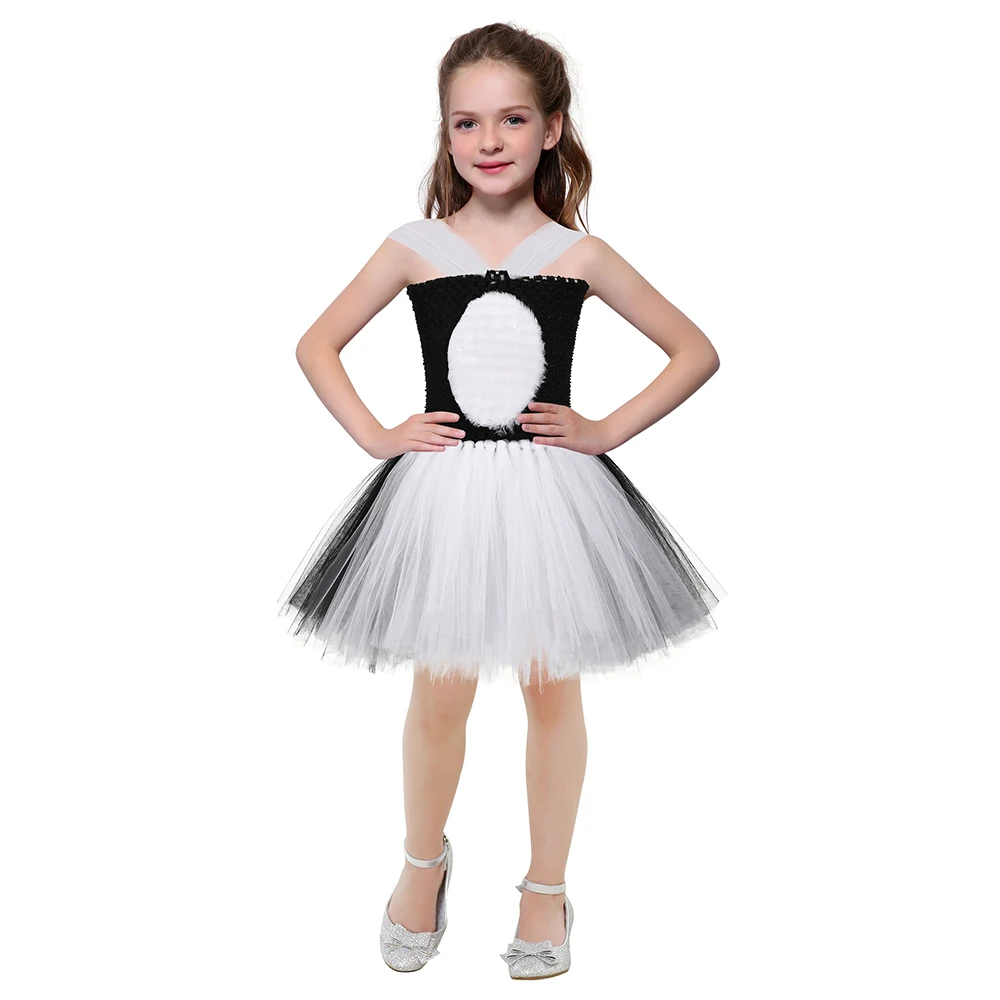 Черные и белые китайская Очаровательная панда карнавальный костюм героев