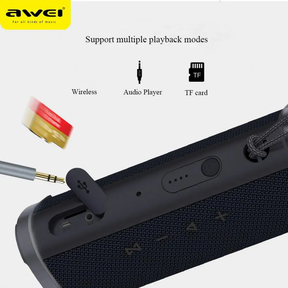Awei Y331 TWS уличный водонепроницаемый динамик Bluetooth беспроводной стерео Супер басы