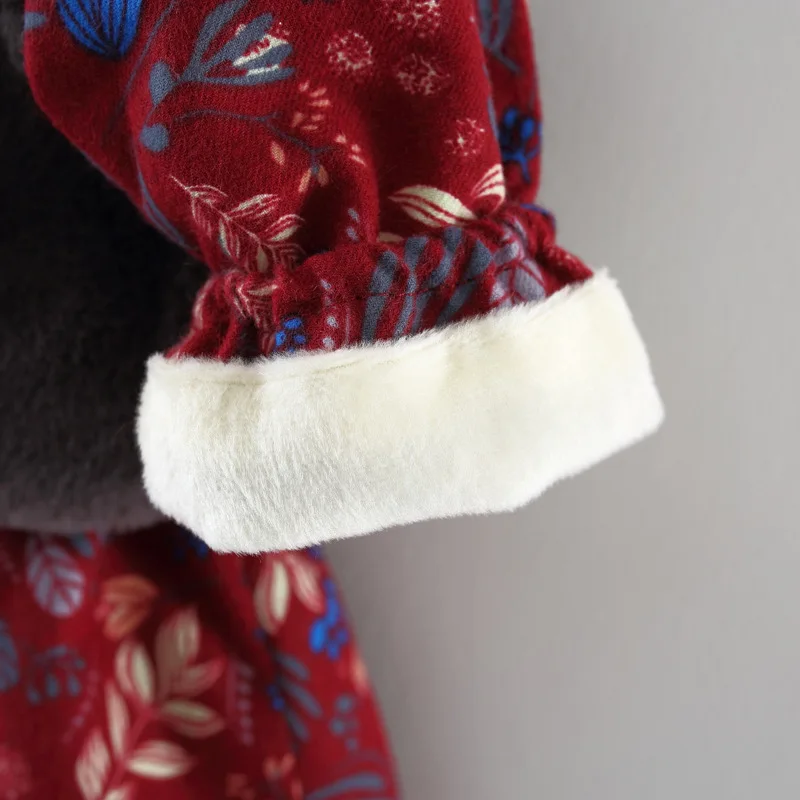 Комплекты для девочек детская одежда осенне зимняя меховая жилетка + вечерние