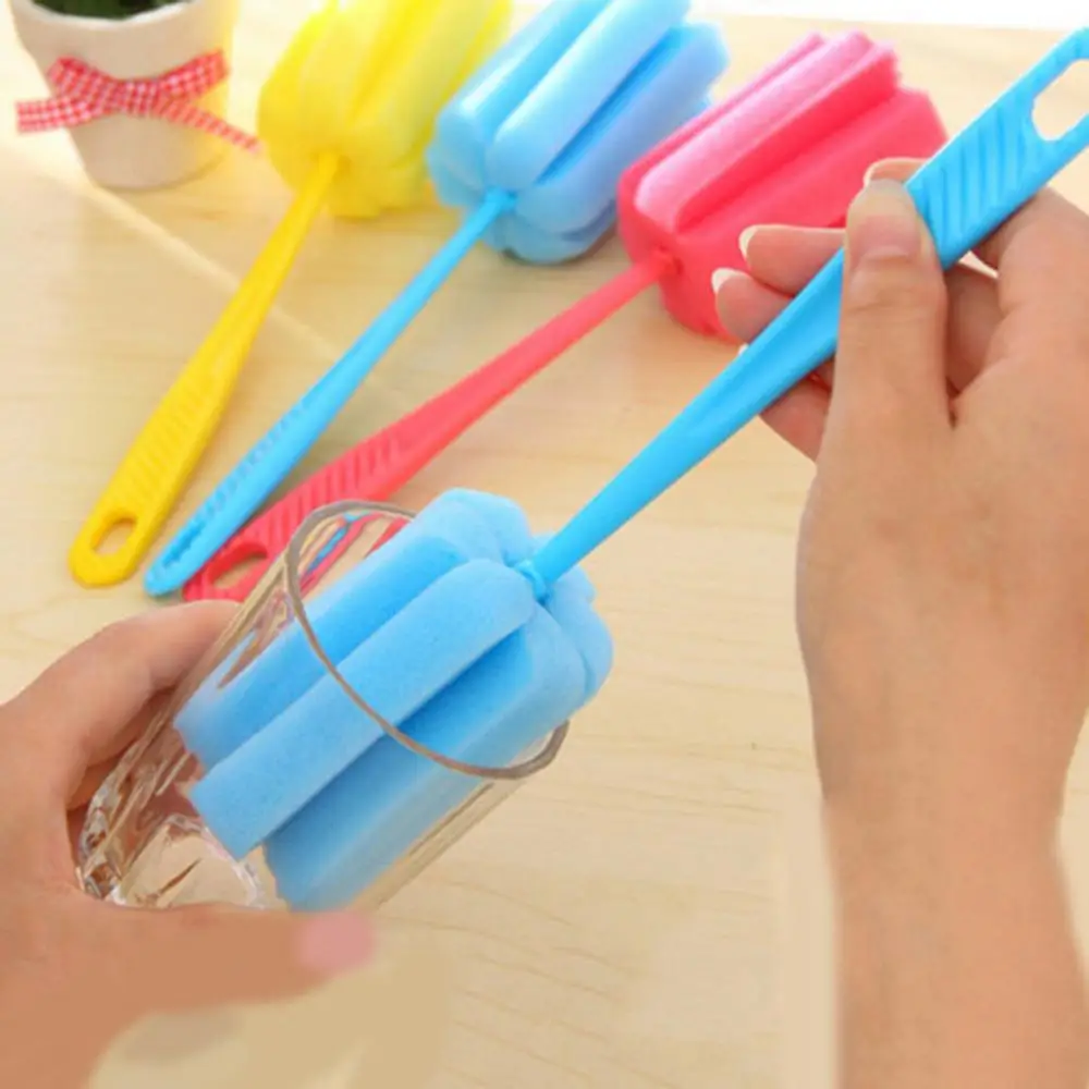 

3Pcs Kitchen Cleaning Wineglass Bottle Coffee Tea Glass Cup Sponge Brush