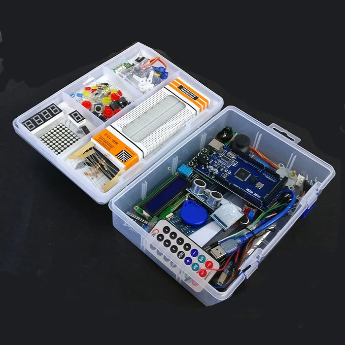 2560 kit Обновленная версия стартовый комплект для Arduino UNO R3 RFID макетная плата обучающий комплект с розничной коробкой - Цвет: 2560 kit