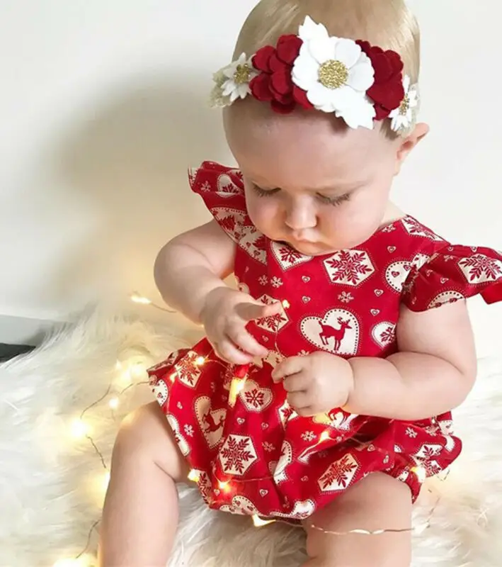 2019 комплект из 2 предметов для первого дня рождения Рождественский наряд олень +
