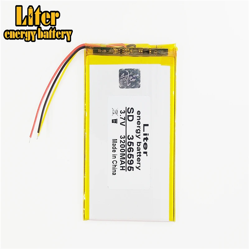 3 линии 7 V 3200mAh литий планшет полимерный аккумулятор для планшетных ПК/MID PDA