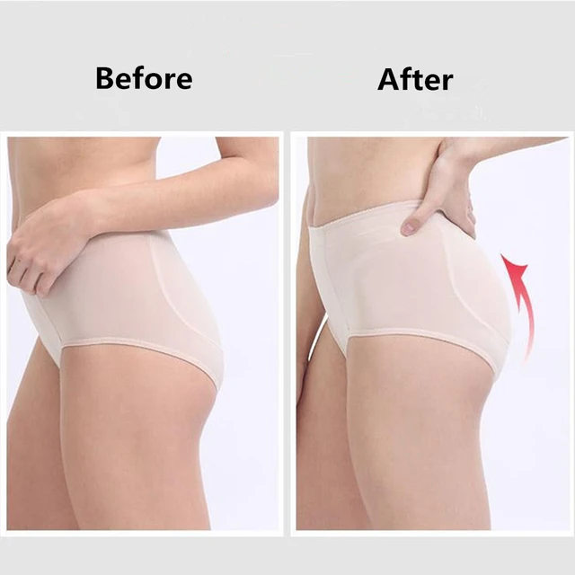 Natral Silicone Pad Enhancer Fake Ass Panty Hip Butt Lifter Underwear  Invisible Bottom Shaper Seamless Padded Shapewear Panties - Shapers -  AliExpress