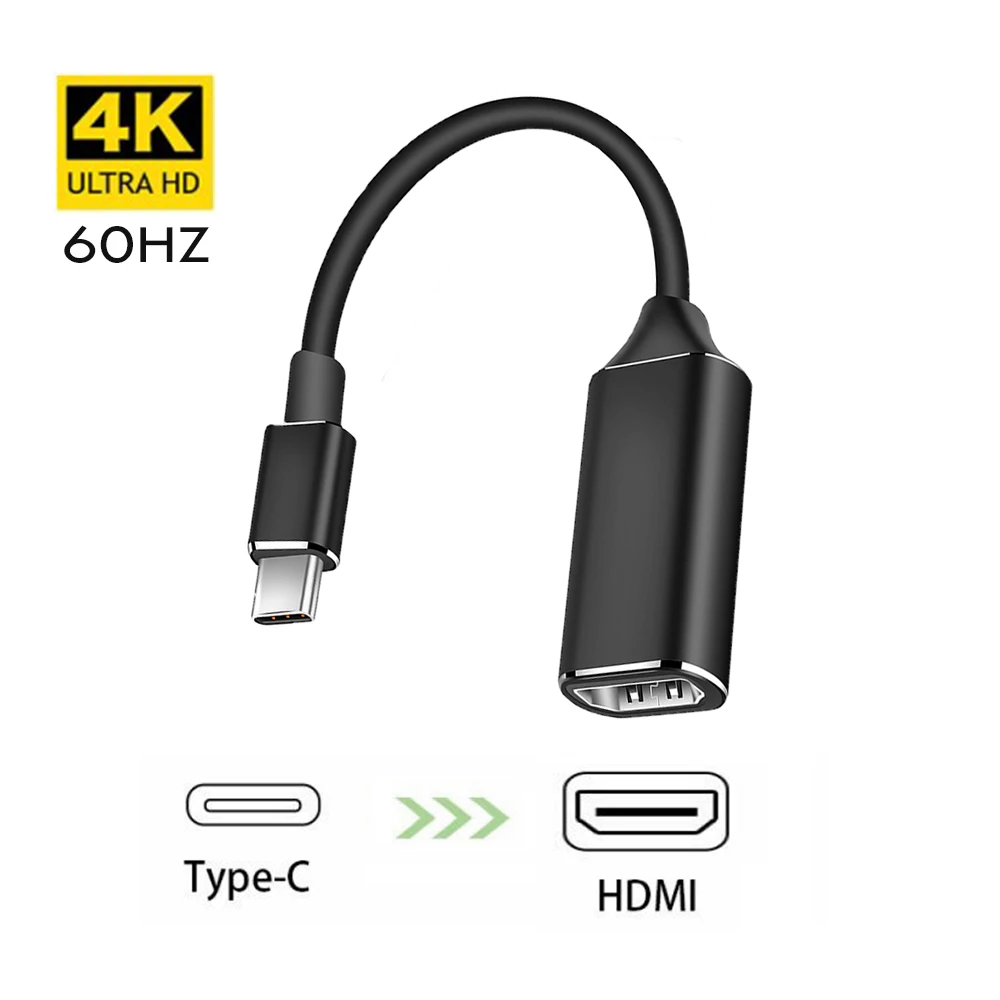 USB C type 3 1 HDMI 4 k @ 60 Гц адаптер конвертер Папа мама совместимый с Thunderbolt 3|Кабели HDMI| |