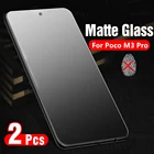 Матовый чехол из закаленного стекла для xiaomi poco m3 pro 5g 6,5 дюйма, защитная пленка для экрана POXO M3 Pro pocco m 3 pro, защитная пленка, 2 шт.