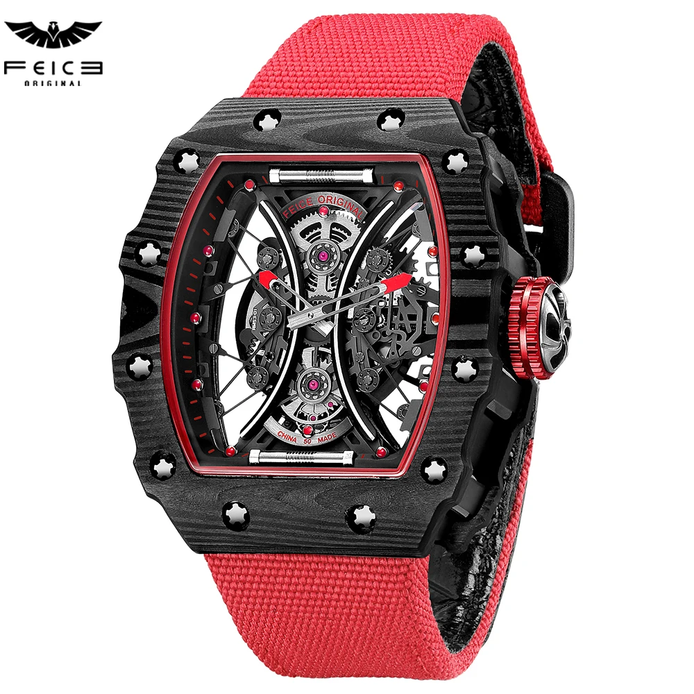 Мужские автоматические механические двухсторонние спортивные роскошные часы