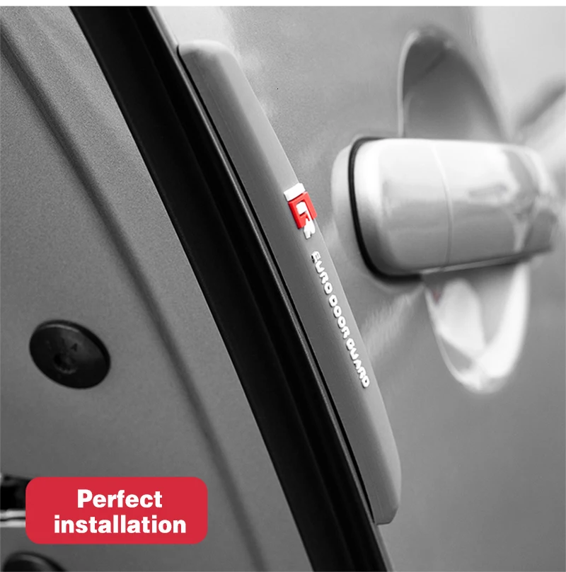 6PCS Auto Car Door Guard Edge Protector Door Anti-collision Sticker Rear View Mirror Anti-scratch Protector Door Trim Accessorie
