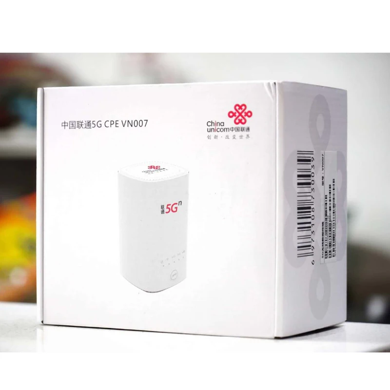 Оригинальный Китай Unicom 5G CPE VN007 2 3 Гбит/с беспроводной NSA/SA NR n1/n3/n8/n20/n21/n77/n78/n79 4G LTE